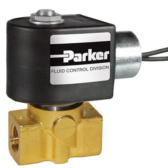 Picture of Parker 06F20C2118BDFPH15 - Parker 2-Way Normally Closed, 3/8" NPT General Purpose Solenoid Valves