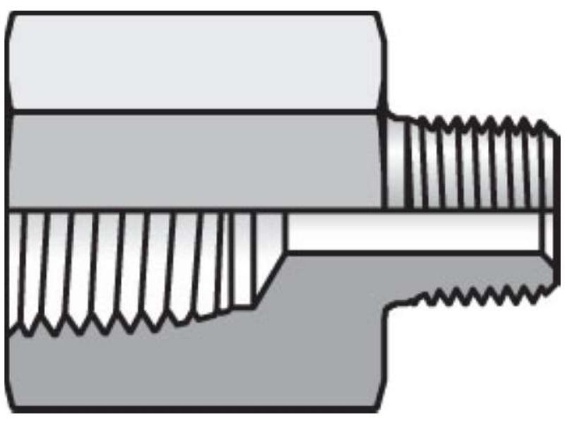 Picture of Parker 3/8 FG-SS BP - Pipe & Port Reducer, Expander, Conversion FG