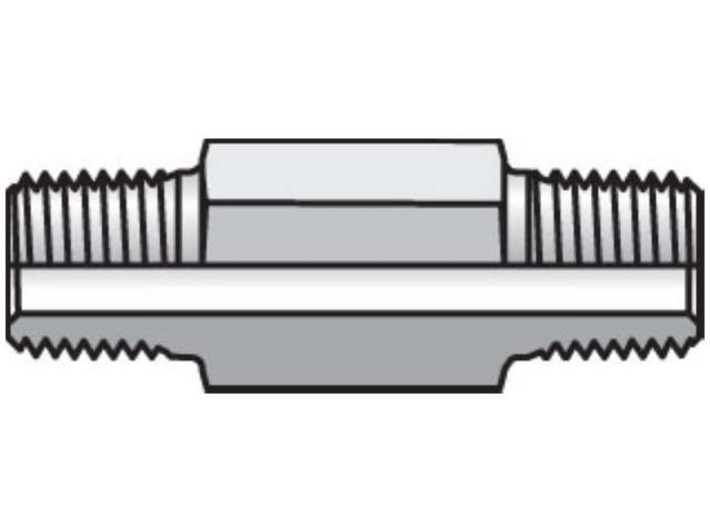 Picture of Parker 1/2 X 2.0 FFF-SS - Pipe & Port Nipple FFF
