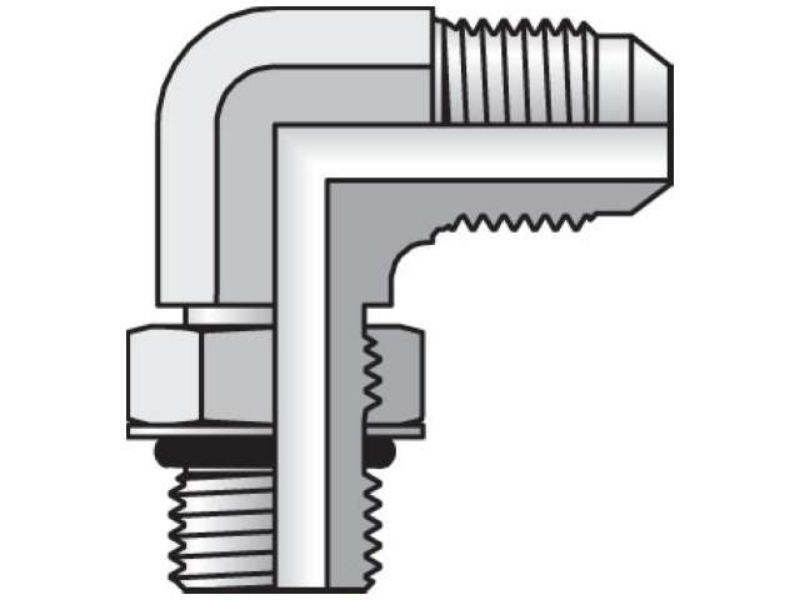 Picture of Parker 4 C5BX-SS - Triple-Lok 37° 90° Elbow C5OX