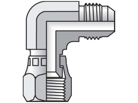 Picture of Parker 16 C6BX-S - Triple-Lok 37° 90° Elbow C6X