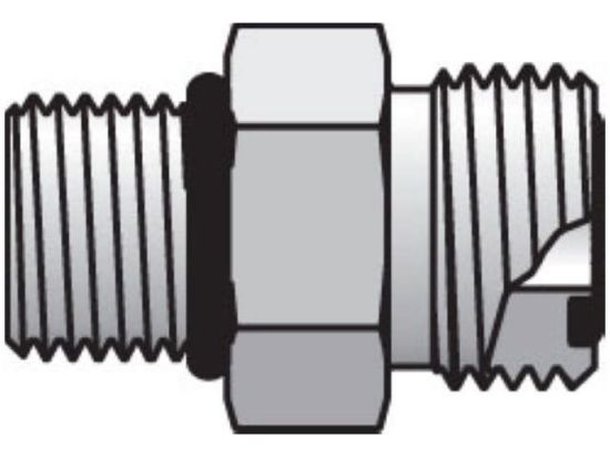 Picture of Parker 10-8 F5OLO-S V0894 - Seal-Lok ORFS Straight F5OLO