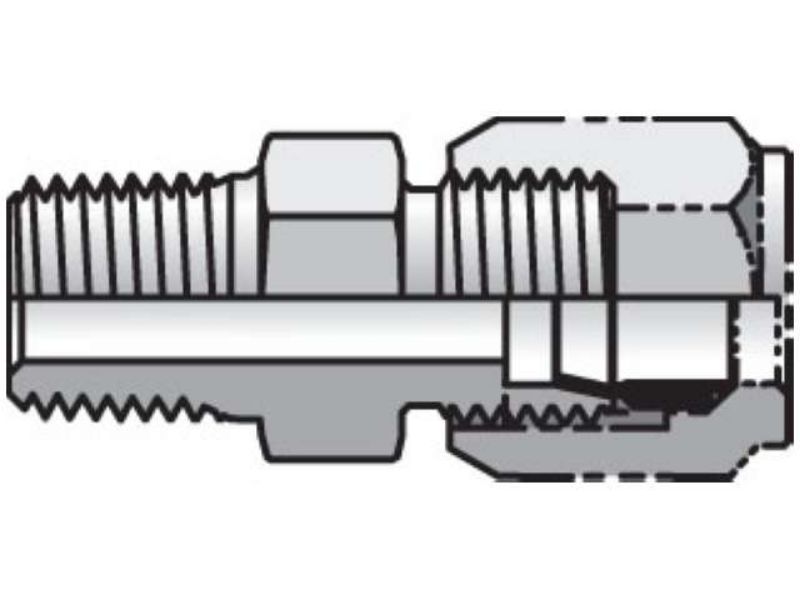 Picture of Parker 8 FU-S - Ferulok Straight FBU