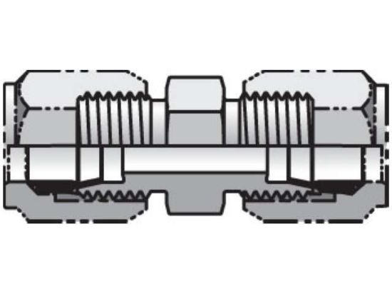 Picture of Parker 10 HU-S BP - Ferulok Straight HBU
