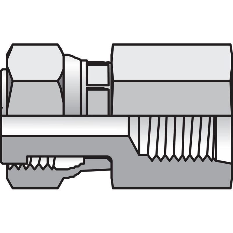Picture of Parker 8-4 G65L-S - Seal-Lok O-Ring Face Seal Tube Fittings and Adapters