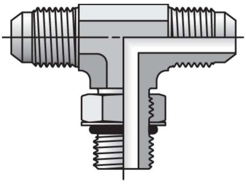 Picture of Parker 12 S5X-SS - Triple-Lok 37° Tee S5OX