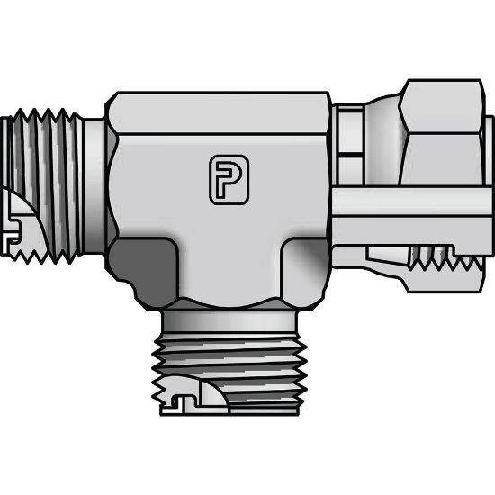 Picture of Parker 10 R6L9-SS ETS - Seal-Lok Xtreme Metal Face Seal Tube Fittings and Adapters
