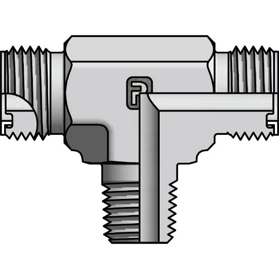 Picture of Parker 8-8-8 SL9-SS ETS - Seal-Lok Xtreme Metal Face Seal Tube Fittings and Adapters