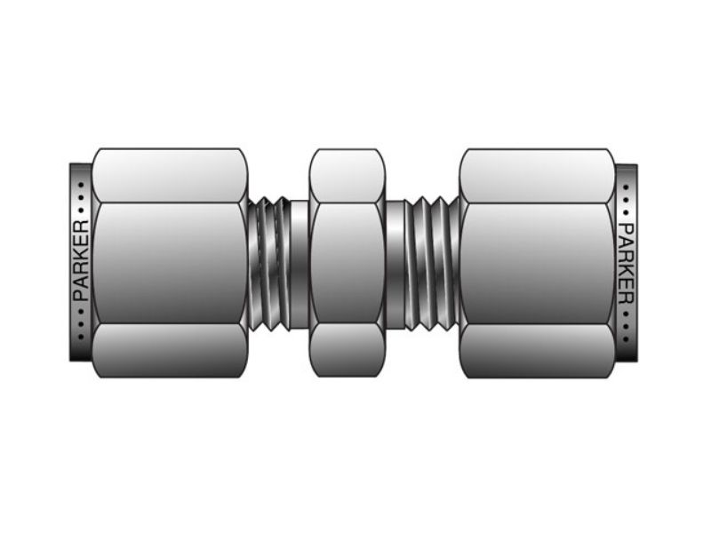 Picture of Parker 24-24 HBZ-B - CPI Inch Tube Union - HBZ