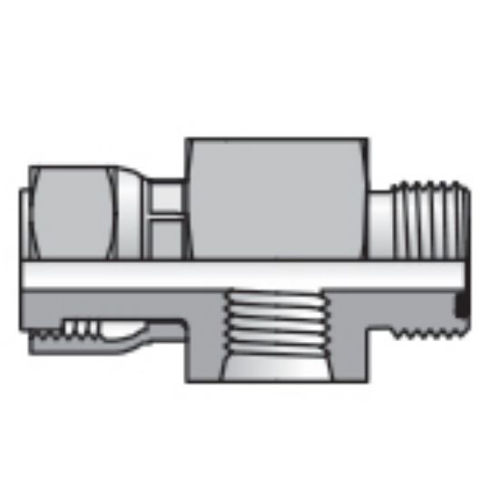 Picture of Parker 12-4 LOHL6G5TP-S - In-Line Diagnostic Fittings and Adapters