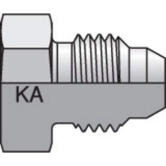 Picture of Parker 4PNMKAS - Komatsu 30° Flare, Metric Thread Adapters