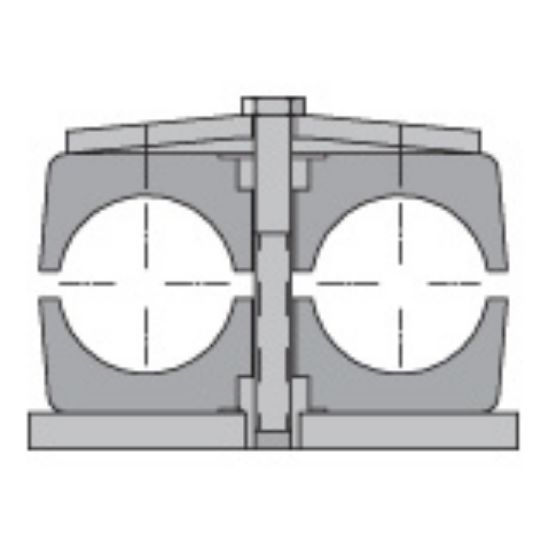 Picture of Parker 3254/254-PP - Inch Tube and Hose Clamps