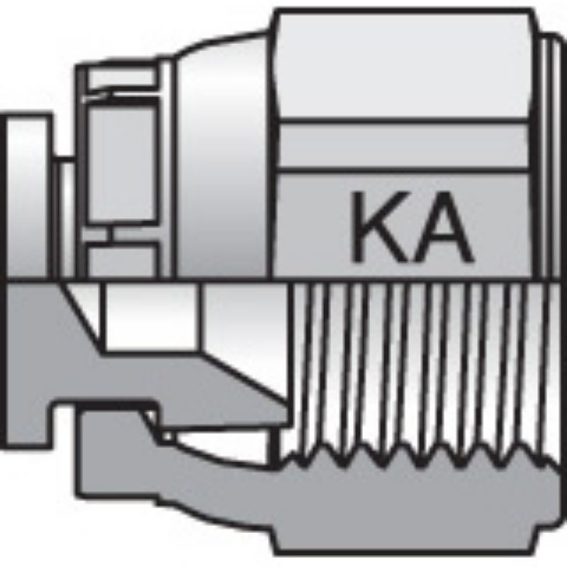 Picture of Parker 16FNMKAS - Komatsu 30° Flare, Metric Thread Adapters