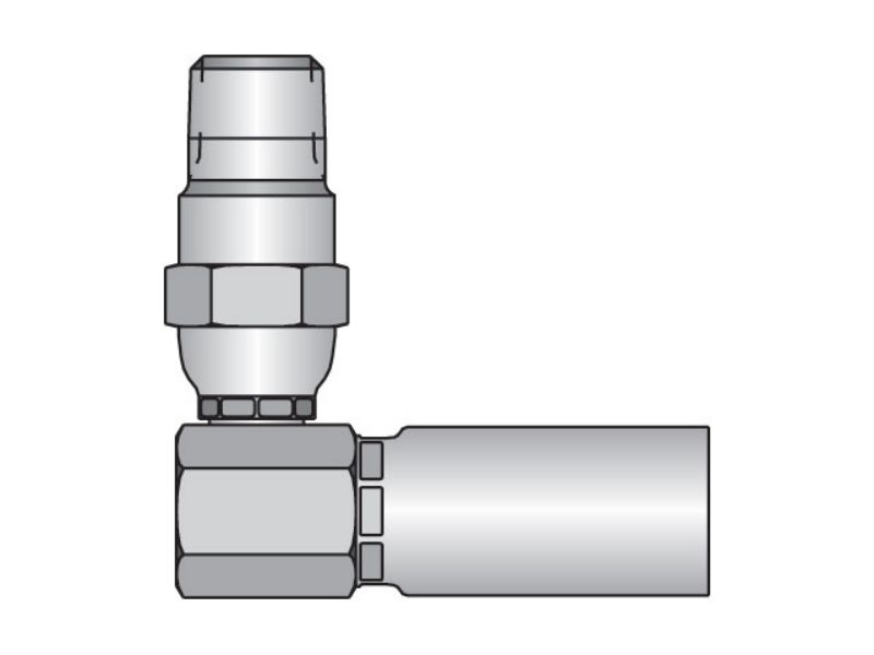 Picture of Parker 11L55-4-4 - Series 1 and 2 – Miniature Inert PTFE Isolation Valves