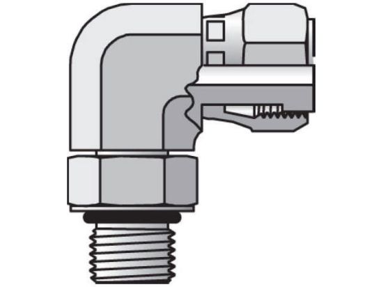 Picture of Parker 10 AOEL6-S V0894 - Seal-Lok ORFS 90° Elbow AOEL6