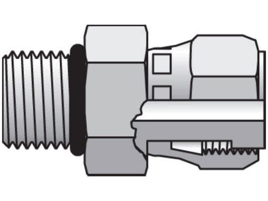 Picture of Parker 12 F65OL-S V0894 - Seal-Lok ORFS Straight Swivel F65OL