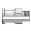 Picture of Parker 12 F5OHQ1-S - O-ring Face Seal, 37° Flare and Flareless Code 61 and 62 Flange Adapters