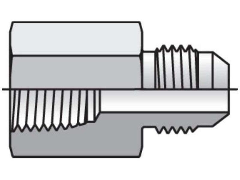 Picture of Parker 8-4 GTX-B - Triple-Lok 37° Straight GTX