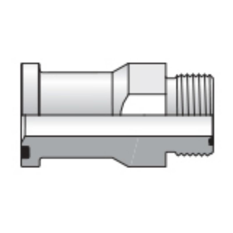 Picture of Parker 12 LOHQ1-S - O-ring Face Seal, 37° Flare and Flareless Code 61 and 62 Flange Adapters