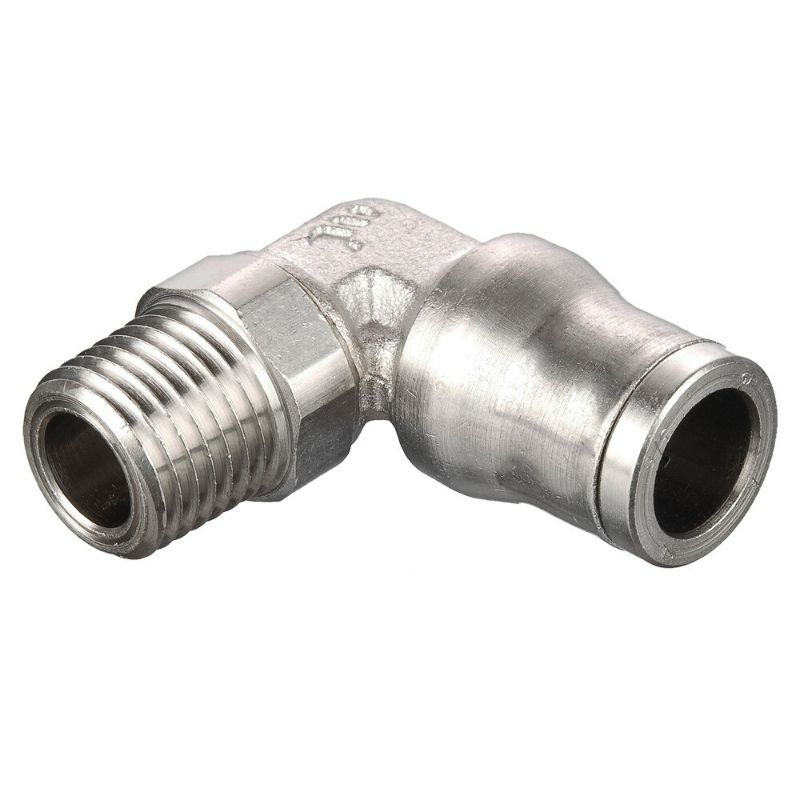 Picture of Parker 169PLM-4-4 - Electroless Nickel Plated Brass Push-to-Connect Fittings - Prestolok PLM