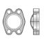 Picture of Parker 12FCCT1SX - 4-Bolt Hydraulic Flanges and Components
