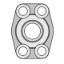 Picture of Parker 12G4Q1BSX - 4-Bolt Hydraulic Flanges and Components