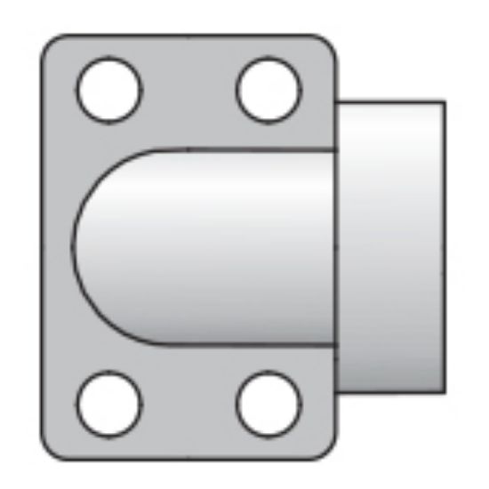 Picture of Parker 16G5EQ1BSX - 4-Bolt Hydraulic Flanges and Components
