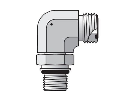 Picture for category Seal-Lok ORFS 90° Elbow C87OMLO