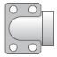 Picture of Parker 32W7EQ1BSXK - 4-Bolt Hydraulic Flanges and Components