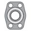 Picture of Parker 12WB1Q1BSX - 4-Bolt Hydraulic Flanges and Components