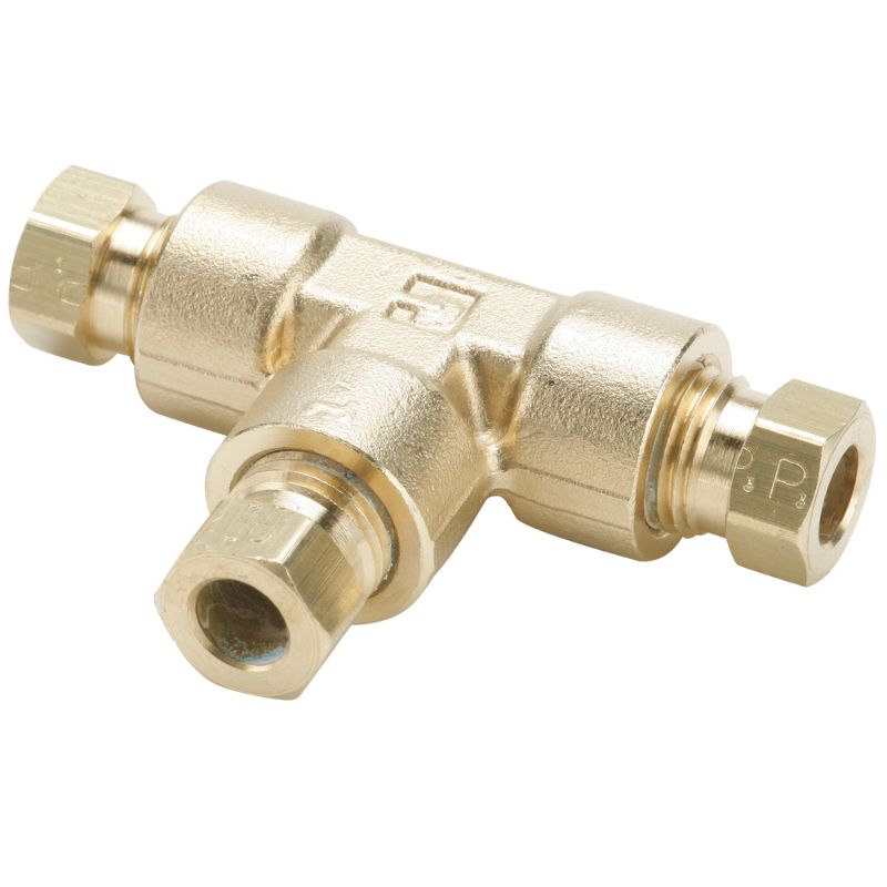 Picture of Parker 164HD-6 - Brass flareless tube fitting, Hi-Duty
