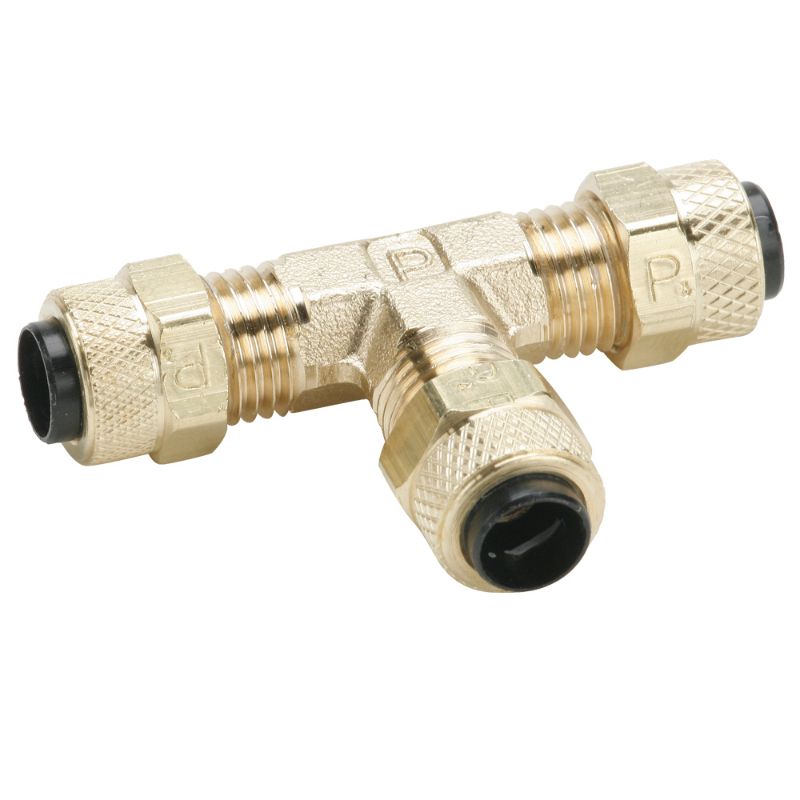 Picture of Parker 164P-4 - Brass Compression Fittings for Thermoplastic and Soft Metal Tubing - Poly-Tite.