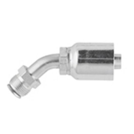 Picture of Parker 16743-4-4 - Crimp Style Hydraulic Hose Fitting - 43 Series Fittings