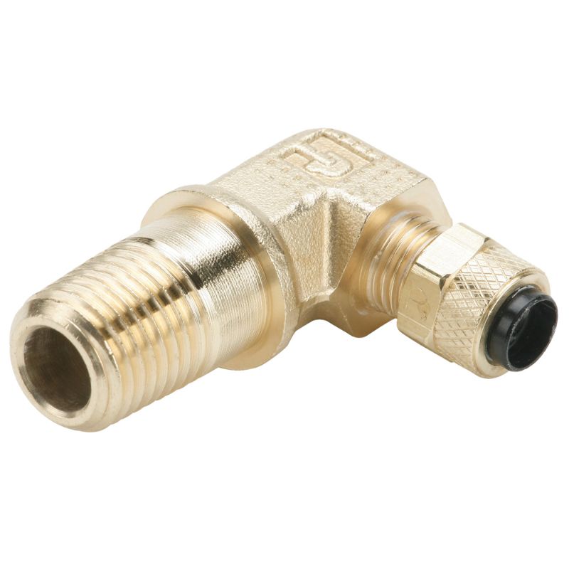 Picture of Parker 169LP-4-4 - Brass Compression Fittings for Thermoplastic and Soft Metal Tubing - Poly-Tite.