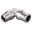 Picture of Parker 169PLM-4M-2R - Electroless Nickel Plated Brass Push-to-Connect Fittings - Prestolok PLM