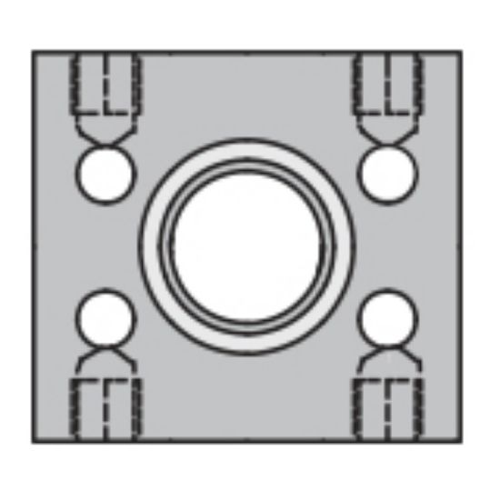 Picture of Parker 16Q1PQ1PJQ1PSX - 4-Bolt Hydraulic Flanges and Components