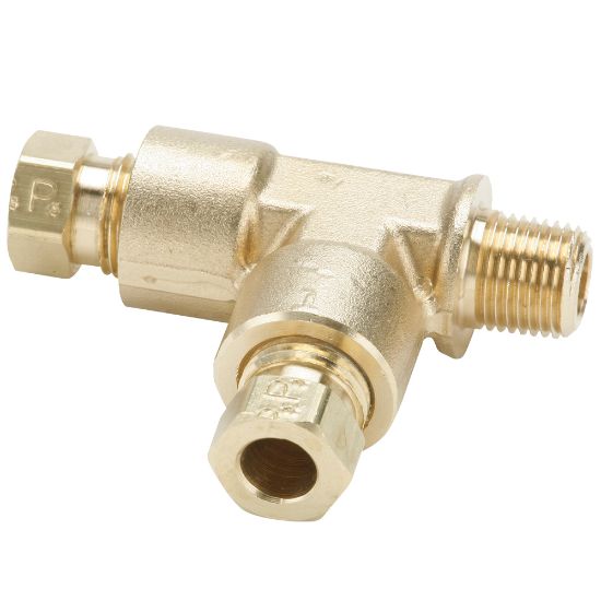 Picture of Parker 171HD-4-4 - Brass flareless tube fitting, Hi-Duty