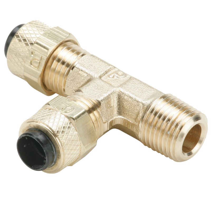 Picture of Parker 171P-4-2 - Brass Compression Fittings for Thermoplastic and Soft Metal Tubing - Poly-Tite.