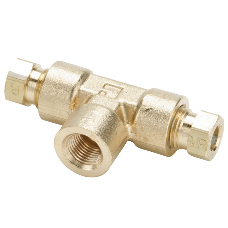 Picture of Parker 177HD-6-4 - Brass flareless tube fitting, Hi-Duty