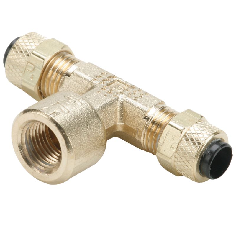 Picture of Parker 177P-4-2 - Brass Compression Fittings for Thermoplastic and Soft Metal Tubing - Poly-Tite.