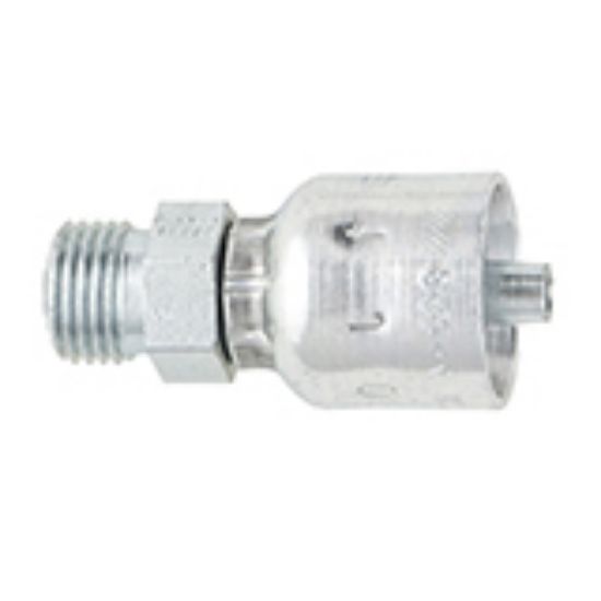 Picture of Parker 1J071-20-20 - Crimp Style Hydraulic Hose Fitting – 71 Series Fittings