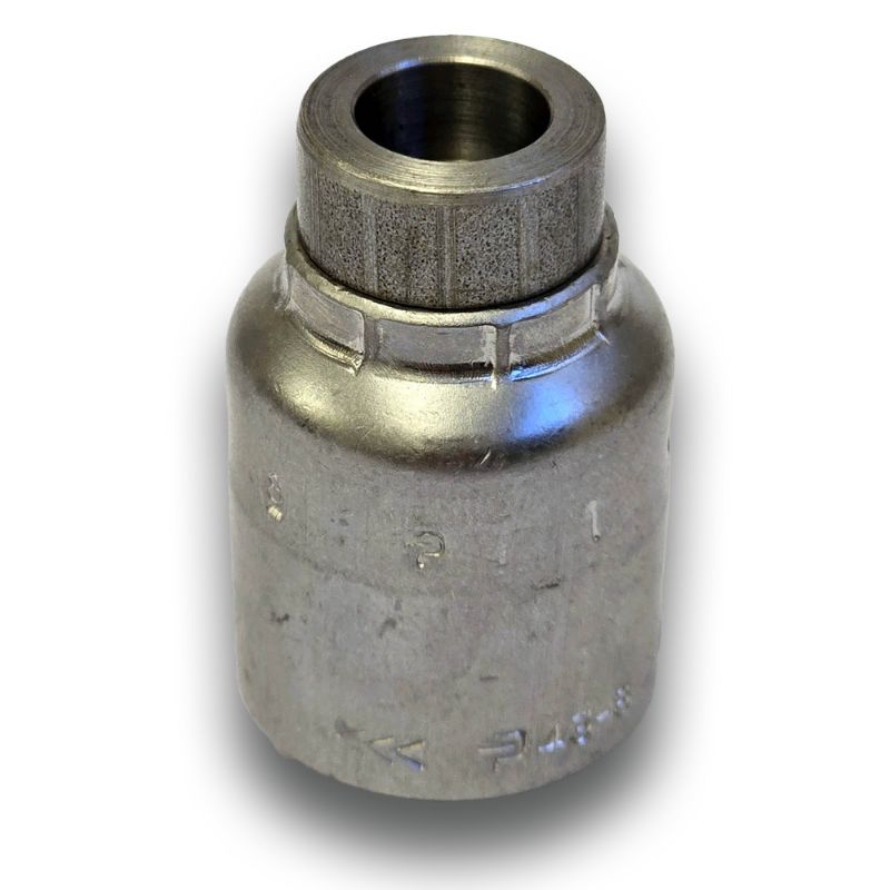 Picture of Parker 1S943-6-6 - Crimp Style Hydraulic Hose Fitting - 43 Series Fittings