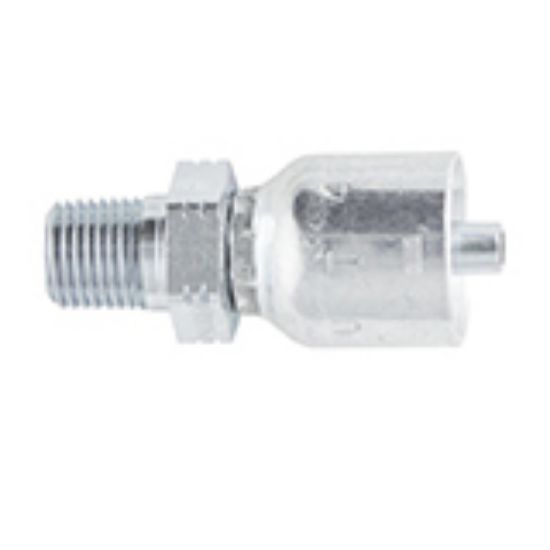 Picture of Parker 1UT43-6-6 - Crimp Style Hydraulic Hose Fitting - 43 Series Fittings