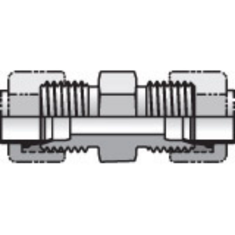 Picture of Parker 6 HBI2-B - Intrulok® Brass Flareless Bite Type Fittings