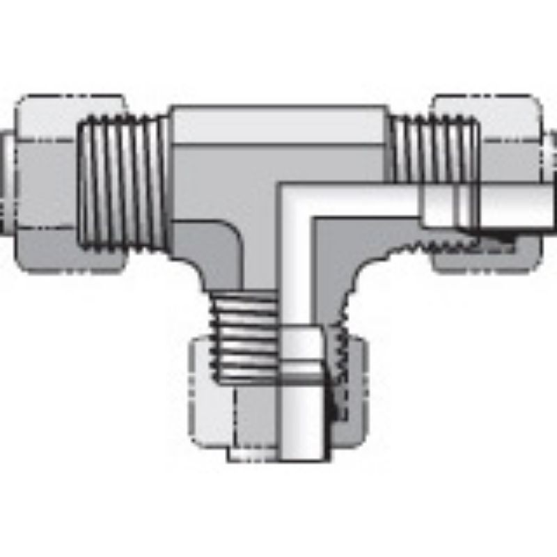 Picture of Parker 4 JBI2-B - Intrulok® Brass Flareless Bite Type Fittings