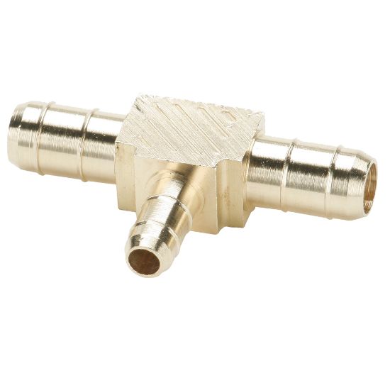 Picture of Parker 224-8-8-4 - Brass Pneumatic Hose Barbs for Tubing, Dubl-Barb