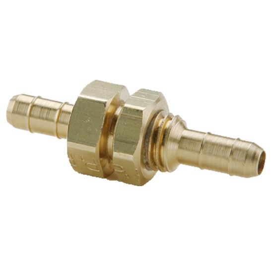 Picture of Parker 22BH-4-4 - Brass Pneumatic Hose Barbs for Tubing, Dubl-Barb