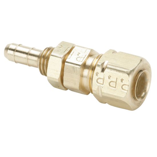 Picture of Parker 22CABH-6-6 - Brass Pneumatic Hose Barbs for Tubing, Dubl-Barb