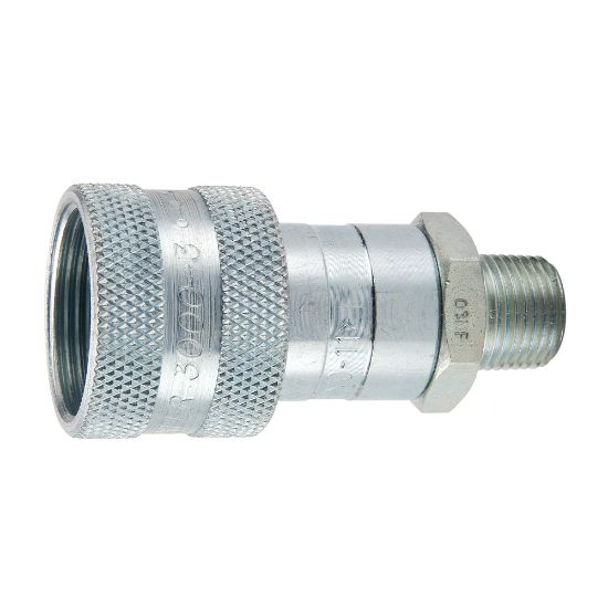 Picture of Parker 3050-3 - High Pressure, Thread to Connect  Quick Couplings, ISO 14540 - 3000 series