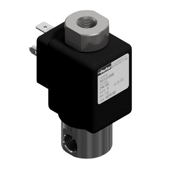 Picture of Parker 30CC02PE4D6E - G4 Series Miniature Solenoid Valves